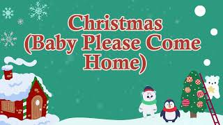 Christmas Baby Please Come Home  Christmas Song Lyric Video  Mariah Carey [upl. by Meekah485]