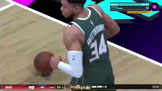 NBA2K25 My 2021 Championship Bucks Vs Horace Grant Purvis Short amp Jerry Lucas [upl. by Ynohtnaed]