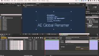 AE Global Renamer 15 Demo [upl. by Einnahc]