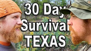 30 Day Survival Challenge in Texas Zach Fowler amp Chris Thorn [upl. by Layton298]