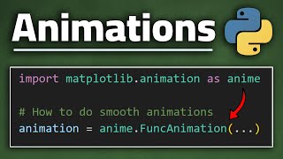 Making Animations in Python using Matplotlib [upl. by Jaclin]