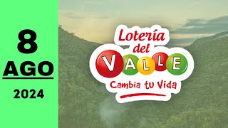 Resultado Lotería del Valle del 08 de agosto de 2024 [upl. by Simetra]