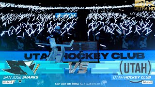 NHL 25 PS5 San Jose Sharks vs Utah Hockey Club 4K ULTRA HD  GODLIKE QUALITY [upl. by Treblihp928]