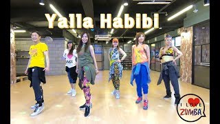 일산줌바 I LOVE ZUMBA  Yalla Habibi  Ragheb Alama Ft Seyi Shay  Ragheb Alama [upl. by Adnilreh470]