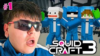 MORTEDOR EN LOS SQUID CRAFT GAMES 3 DIA 1 quotEl Protaquot [upl. by Nimaynib]