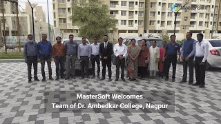 The Principal amp Former Registrar of Dr Ambedkar College Nagpur Visited MasterSoft Office [upl. by Atinus]