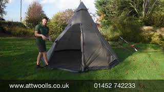 Easy Camp Moonlight Tipi Tent Review Video 2024 [upl. by Eerehc252]