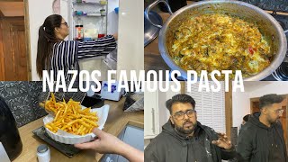 Nazos famous pasta recipe  Nazos Life [upl. by Rabelais]