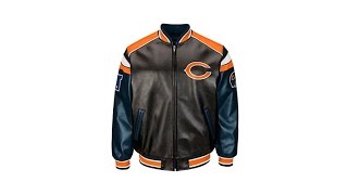 NFL Faux Leather Varsity Jacket Vikings [upl. by Wahlstrom]