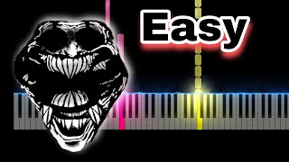 FUNK ESTRANHO Super Slowed Easy Piano Tutorial [upl. by Quintin]