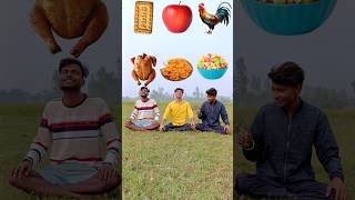 Eating ParleG biscuit Apple Rooster Goose lolipop wow cakee popcorn lalipopp😋😋 funny VFX [upl. by Tamer133]