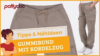 Nähanleitung für Gummibund ohne Verdrehen 🤸 Schnelle Nähvariante für sportliche Röcke amp Hosen [upl. by Mareld]