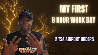 8 hour work day 2 TSA deliveries positive vibes  cargo van business [upl. by Eislek]