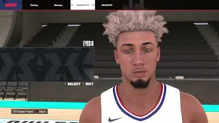 NBA 2K25 BEST DRIPPY FACE CREATION TUTORIAL BEST COMP STAGE FACE [upl. by Gollin]