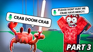 Trolling as a CRAB on ROBLOXPART 3  VoiceChat Trolling [upl. by Nason]