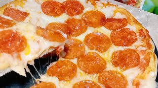 como preparar la mejor Pizza casera Receta en menos de un minuto fácil y muy rica [upl. by Deane]