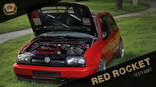 VW Golf 3 1H  Red Rocket R33 Turbo  Markus Meier  x9n [upl. by Alyaj]