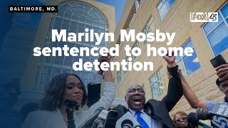 Marilyn Mosby sentenced to home detention 3 years supervised release [upl. by Nylodnewg]