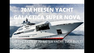 Heesen 70m Galactica Super Nova Mega Yacht Walkthrough Video [upl. by Odrarebe]