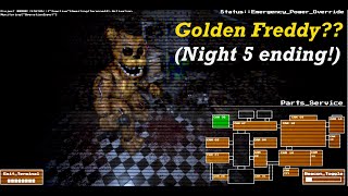 Golden Freddy FNAF 2 Reimagined Night 5 [upl. by Harbed359]