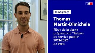 Témoignage  Thomas MartinDimichele Classe préparatoire Talents [upl. by Inobe486]