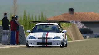 Assetto Corsa  HillClimb Honda Civic EK9  Monti Iblei Hillclimb [upl. by Ellehc485]