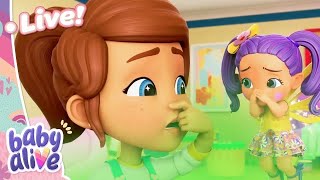 🔴 LIVE Baby Alive Official 👶 The Babies Make A Strange Smell 💩 Family Kids Cartoons Livestream [upl. by Anirec763]