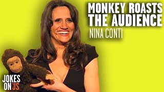 Nina Conti Monkey Roasts The Audience  Ventriloquist Comedy  Jokes On Us [upl. by Otrebile]