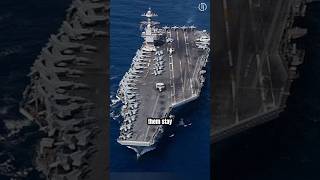 Why US Aircraft Carriers Sail Into Hurricanes aircraftcarrier [upl. by Sturrock]