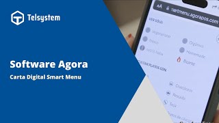 Carta Digital Smart Menu de Ágora Software TPV  Telsystem [upl. by Comptom]