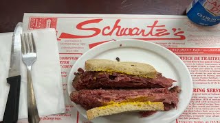 Schwartzs DeliMontreals World Famous Original Smoked Meat Sandwich [upl. by Oech]