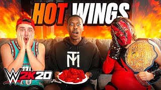 WWE 2K20 But The Losers Have To Eat The Hottest Wings [upl. by Ilbert356]