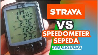 STRAVA VS Speedometer Sepeda Test Akurasi [upl. by Talich]