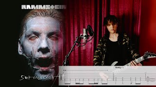 Rammstein  Eifersucht Guitar Tab Tutorial [upl. by Kuska682]