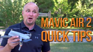 Mavic Air 2 Quick Tips  The MOST Important Setting for Beginners [upl. by Ludwigg127]