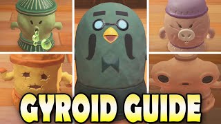 🎵 All 36 GYROIDS amp How To Get Them In Animal Crossing New Horizons 20 [upl. by Golanka579]