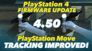 Quick Look  PS4 Firmware 450 Motion Controller Tracking Improvement  PlayStation VR [upl. by Odlanir]