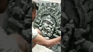 clay and pop fibre casting work Athani art ganaptibappa viralvideo explorepage youtubeshorts [upl. by Enelhtac551]