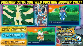 Pokemon Ultra Sun And Moon Cheat Code Wild Modifier Cheat [upl. by Nart]