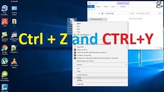 Ctrl  Z and CtrlY  How to use the Redo shortcut CtrlY or F4 and the Undo shortcut ctrlz [upl. by Mathian409]