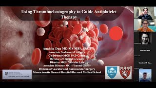 Using Thromboelastography to guide Antiplatelet Therapy by Dr Anahita Dua  WhyNHow Seminar [upl. by Pero707]