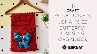 EZ Knitting  Jonahs Butterfly Hanging Organizer [upl. by Einatsed]