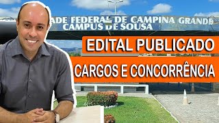 Edital UFCG  Cargos e concorrência [upl. by Ramar815]