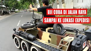 Pengiriman Vespa Tank Pakai Expedisi Kereta Api [upl. by Lunt]