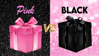 Black VS Pink 💗🖤 CHOOSE YOUR GIFT 🎁 ELIGE TU REGALO [upl. by Pomfrey]