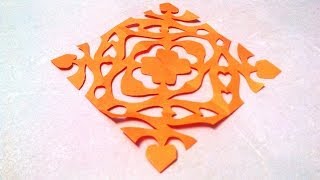 Chinese KIRIGAMI paper cutting tutorials  2 [upl. by Kersten]