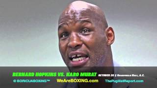 BERNARD HOPKINS Slick Black Fighters  quotThe Great Sugar Ray Leonard would be boring todayquot [upl. by Kris]