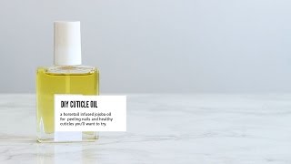 DIY CUTICLE OIL for WEAK PEELING NAILS [upl. by Witt]