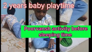 2 years baby playtime activityPoorvansh baby learning fruits names PoorvanshShamshunanna trend [upl. by Casanova]