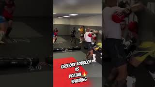 Gregory Robocop vs Alex Poatan Pereira Sparring chama 🔥🔥🔥🔥 [upl. by Llorre]